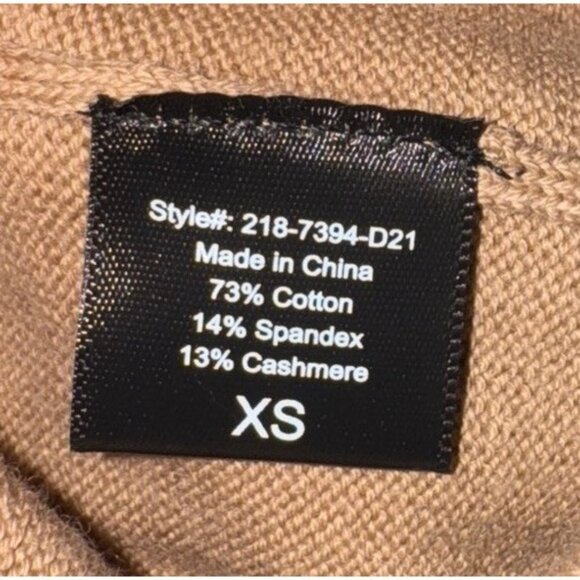 NWT JENNI KAYNE Camel Tan Drawstring Banded Lounge Jogger Pants Size XS $225. - Picture 6 of 10